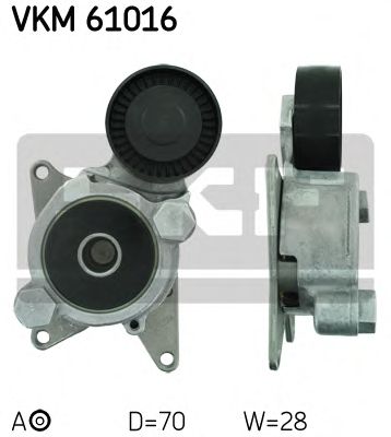 VKM 61016 SKF Натяжний ролик1